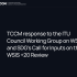 TCCM response to the ITU Council Working Group on WSIS and SDG’s Call for Inputs on the WSIS +20 Review